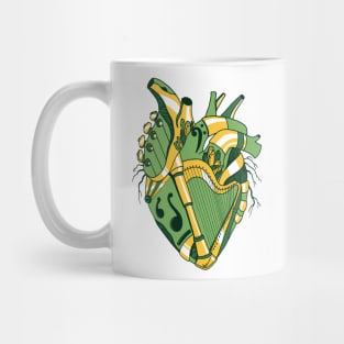 Forrest Green No 2 Musical Heart Mug